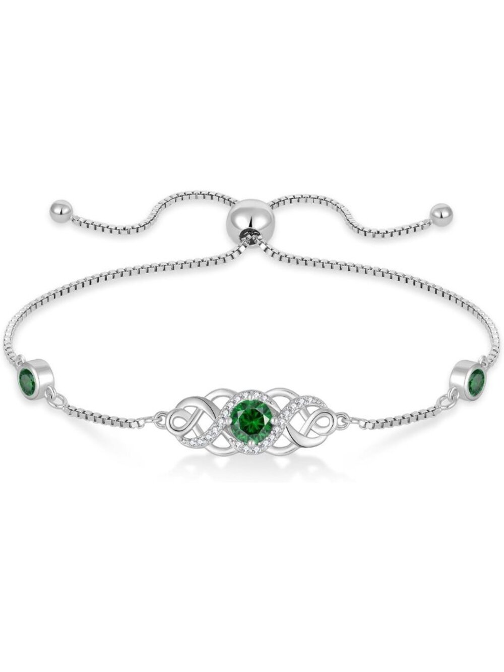 Sterling Silver Infinity Celtic Knot Bracelet for Women - Elegant Gift Idea